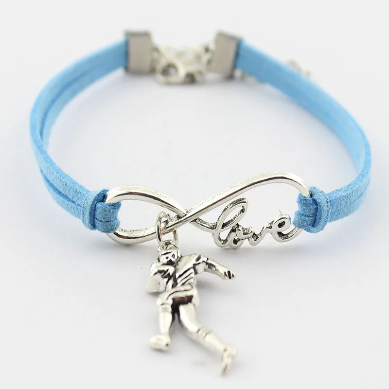 Новый стиль древнее серебро выстрел Паттер Бесконечность Символ Любовь Браслет