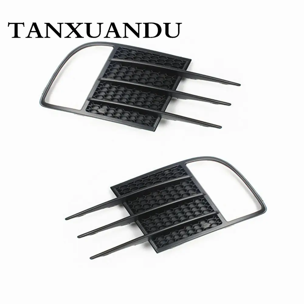 Передний бампер Нижняя решетка + пара Foglight Гриль Крышка ободок для VW Golf GTI