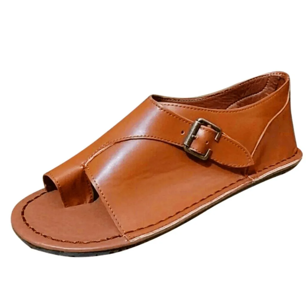 SAGACE/женские сандалии для отдыха Летние женские в стиле ретро с пряжкой на ремешке