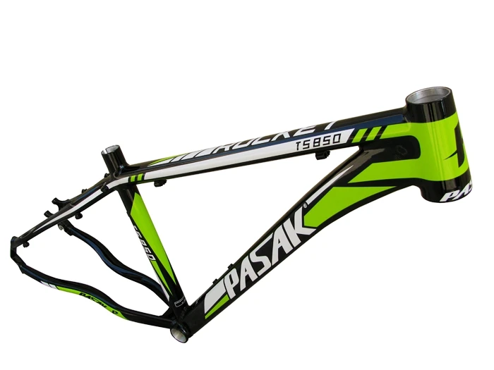 18inch black green 27.5inch PASAK TS850 rocket 7005 aluminum alloy mountain bike frame has an internal transmission - Цвет: 18inch black green