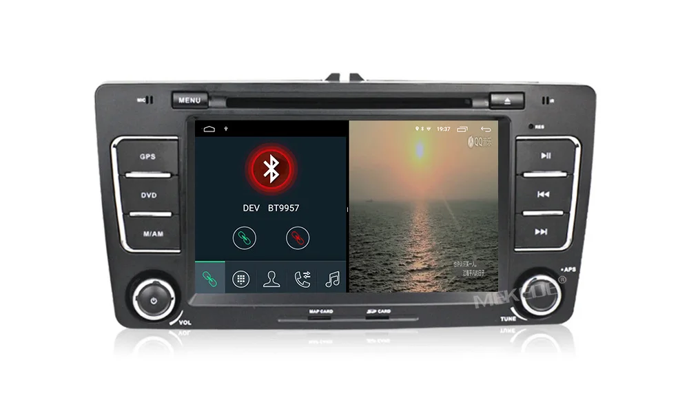 MEKEDE Android9.1 2 Гб ОЗУ два DIN 4 ядра автомобильный DVD для SKODA Octavia 2009-2013 Octavia2 Octavia A5 радио Bluetooth DAB