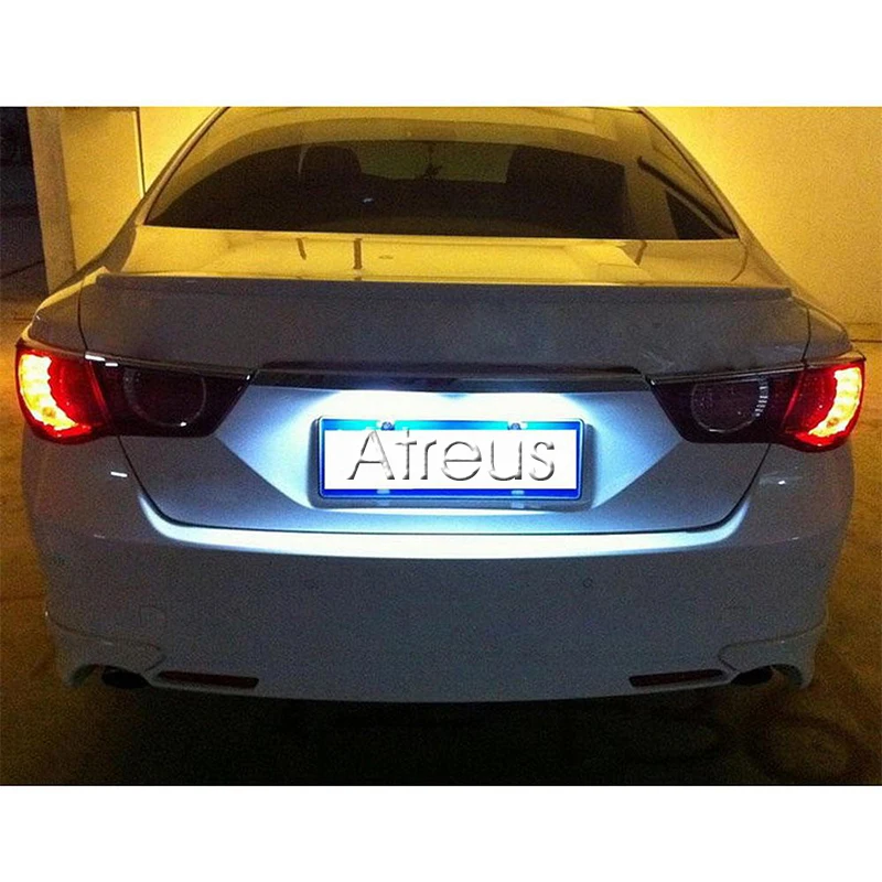 

PAKUSI Car LED License Plate Lights 12V SMD3528 LED Number Plate Lamp Bulb Kit car-styling For Mercedes W220 S-Class 99-05 Benz