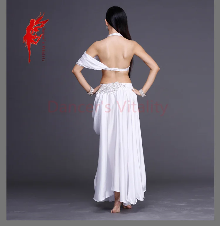 Женские костюмы для танца живота с камнями комплект выступлений топ