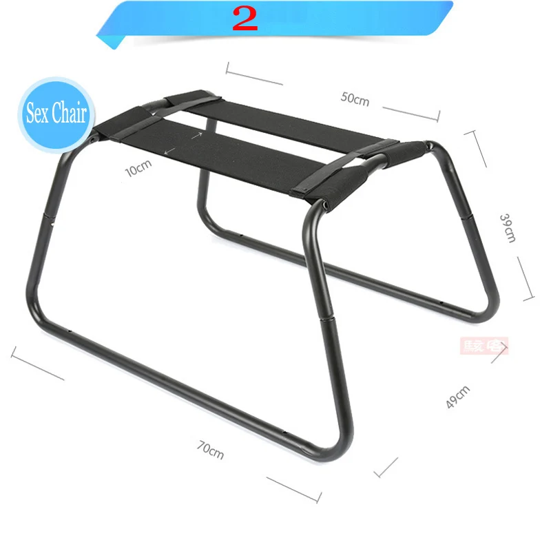 Товар: Кресло-качалка Toughage 4 в 1 с подушкой, регулируемыми ремнями, позиционированием для фетиша, связыванием и нейлоновым флиртом, необходимая взрослая мебель.