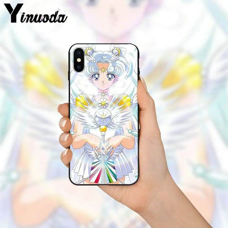 Yinuoda Sailor Moon DIY Окрашенные красивые аксессуары для телефонов Чехол iPhone 5 5Sx 6 7 7plus 8