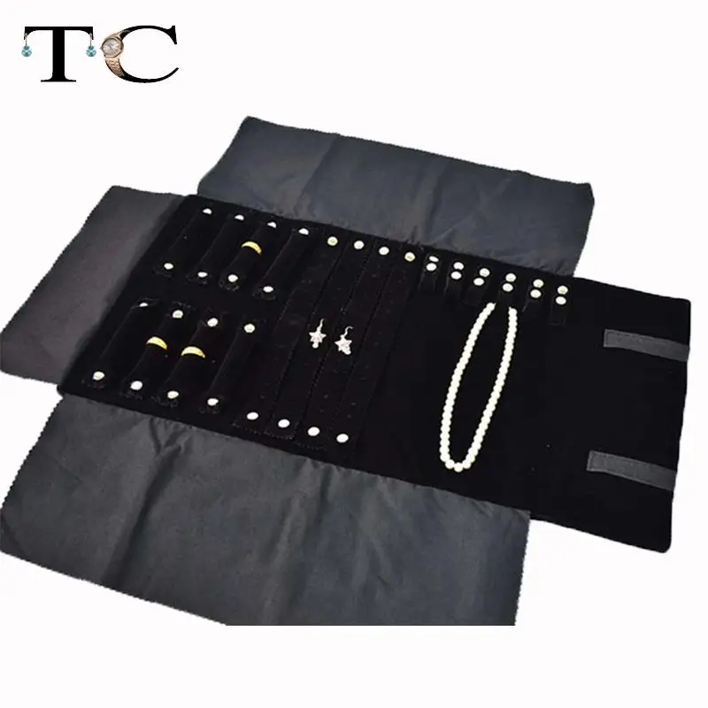 Органайзер для хранения ювелирных изделий в рулоне | Украшения и аксессуары