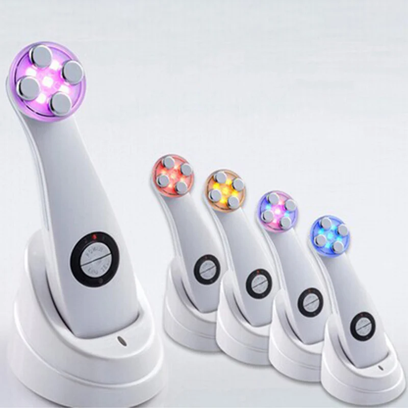 RF LED подтяжка подтяжки отбеливание кожи ионный Фотон омолаживающий EMS