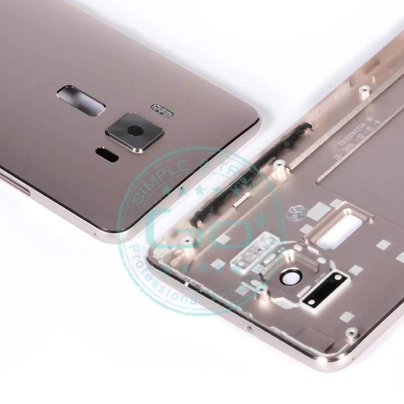 Оригинал для Zenfone 3 Deluxe ZS570KL задняя батарея металлическая крышка Asus дверь Корпус