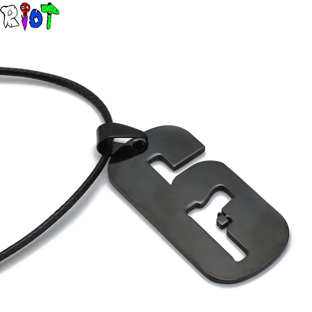 FPS игра Радуга шесть ожерелье из нержавеющей стали подвеска операторы кожаный