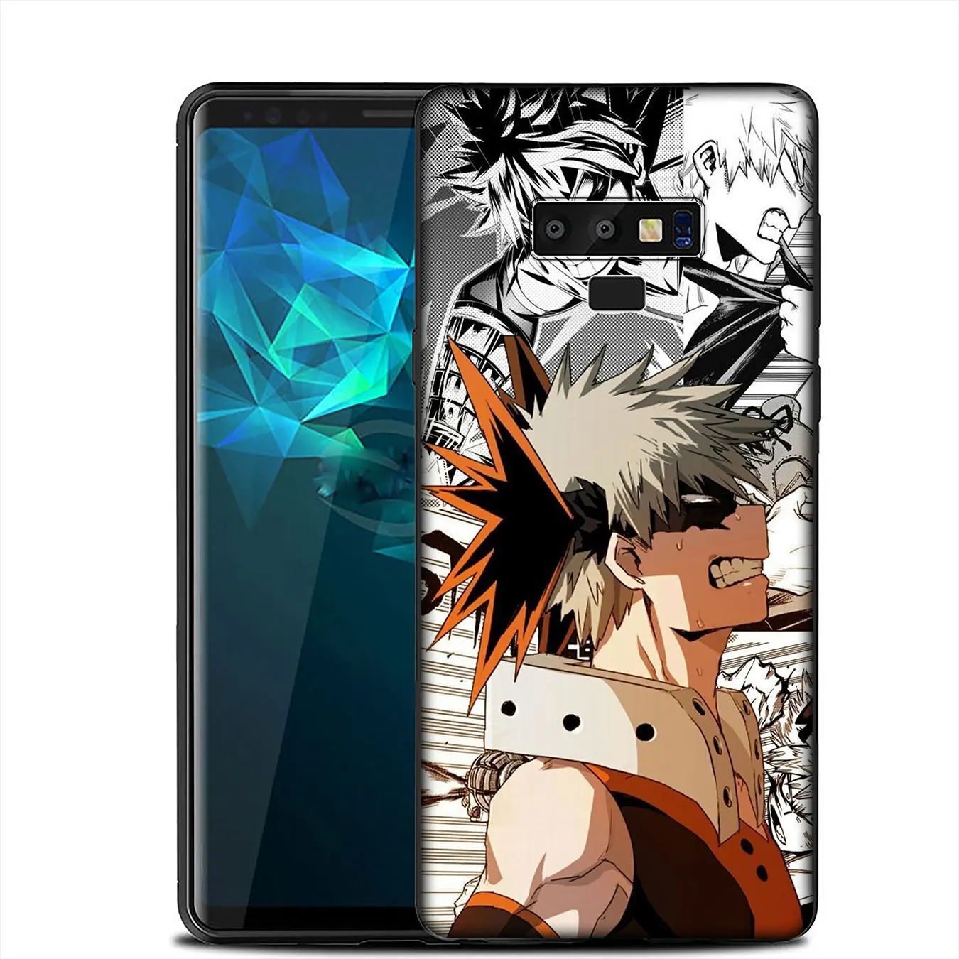 IYICAO My Hero Academia One Piece Soft Silicone Case for Samsung Galaxy A6 A9 A8 A7 2018 A3 A5 2016 2017 Note 9 8 10 Plus Lite |