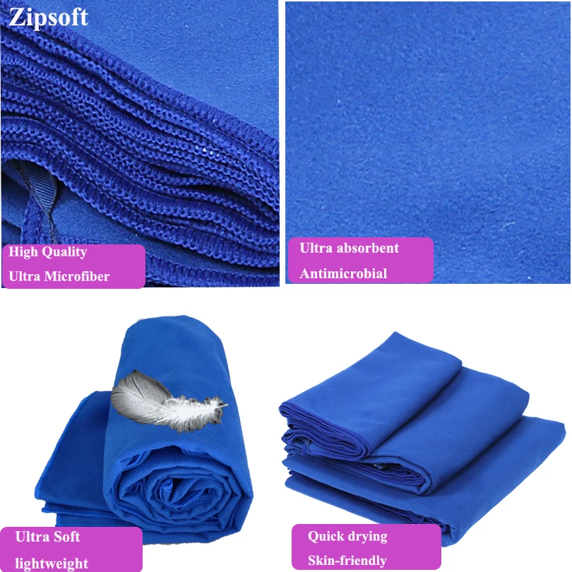 Пляжное полотенце из микрофибры для рождественского подарка быстросохнущее