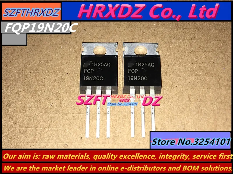 

SZFTHRXDZ 100% new original 10PCS 50PCS 19N20C FQP19N20C FQP19N20 TO-220