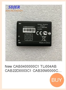 CAB0400000C1 TLi004AB CAB22D0003C1 CAB30M0000C2 батарея для ALCATEL Работает с любым оператором, OT708 OT-708 OT-2010 OT-2010D OT-2010X OT-356 OT-665X