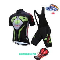 2022 summer cycling jersey bib pants men pro bicycle clothes set mtb road bike clothing sport suit male dress skinsuit kit wear