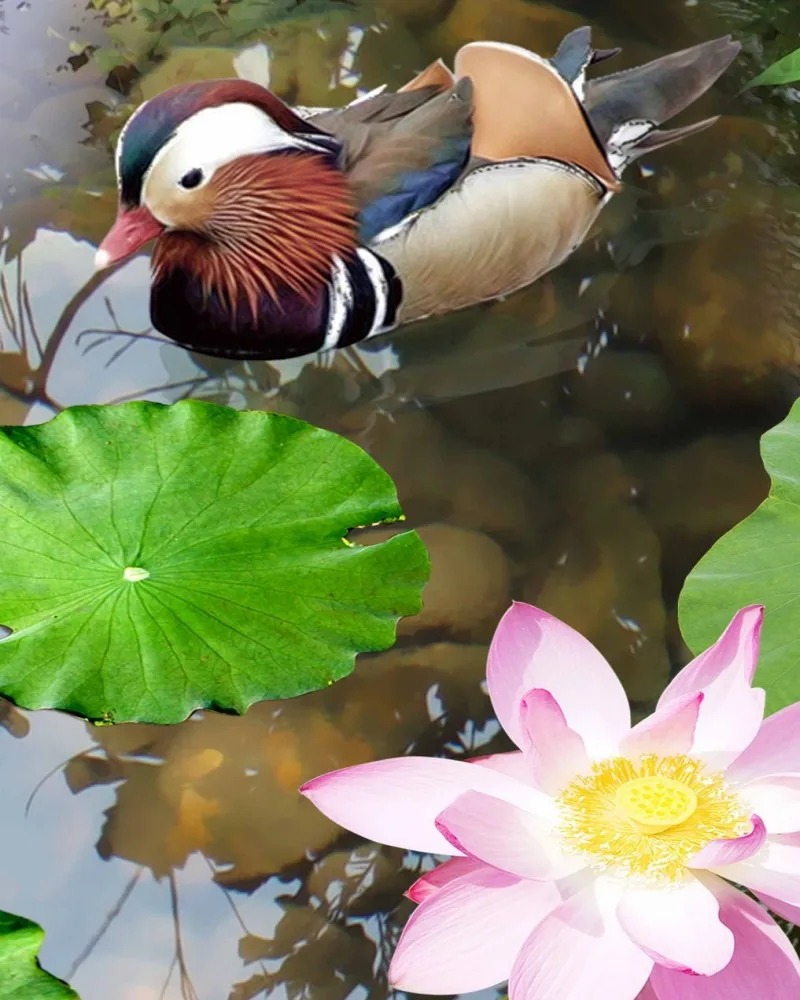 

Free Shipping Custom A pool water green Lake 3D floor painting wallpaper bedroom kitchen floor mural