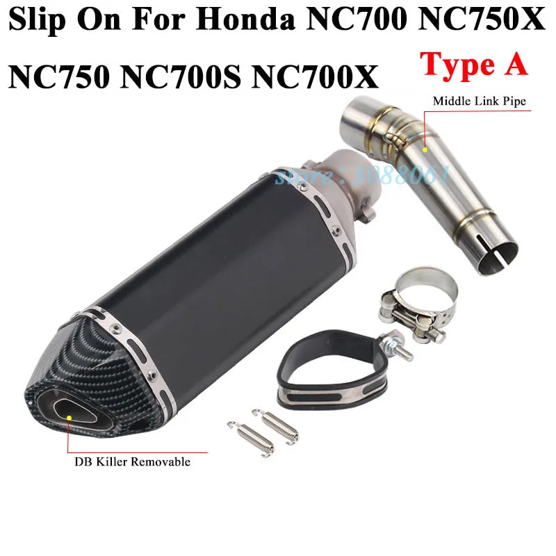 Выхлопная труба для Honda NC700 NC700X NC750 NC750X NC700S|Выхлопные трубы и системы| |