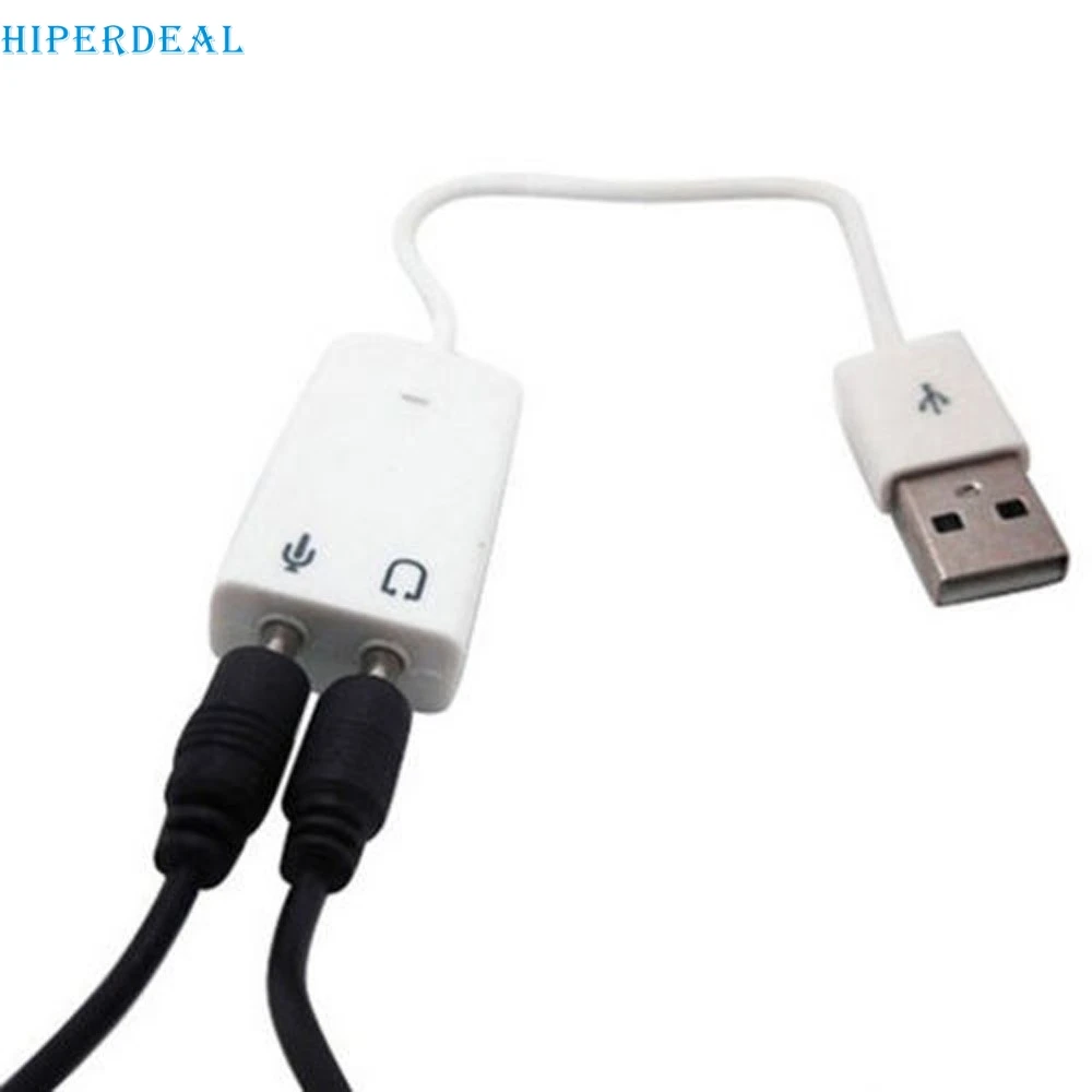 HIPERDEAL внешний Виртуальный USB 2 0 7 1 канальный конвертер стерео звуковая карта аудио