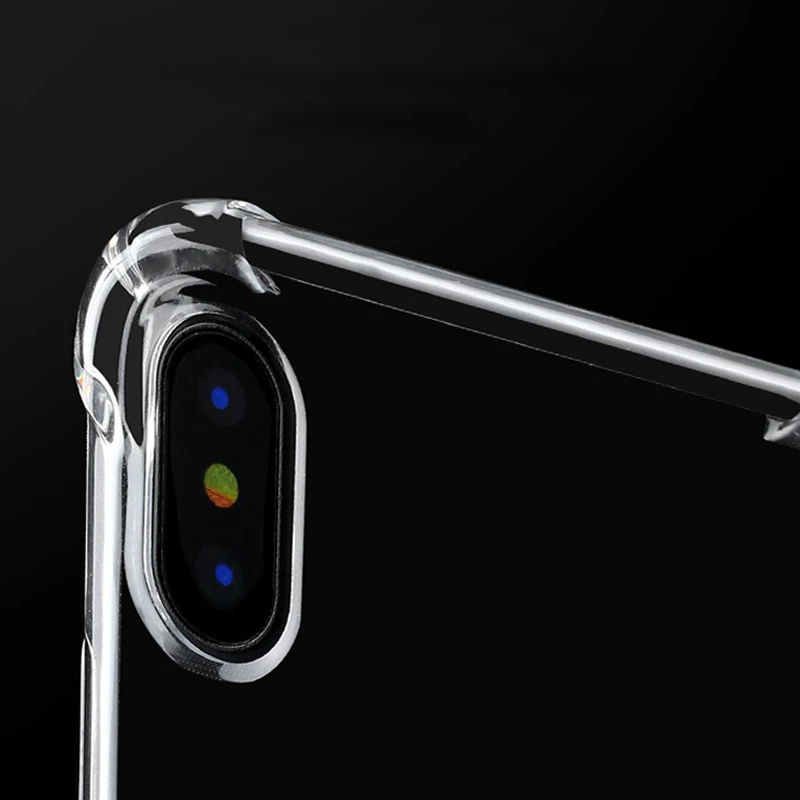 Чехол для телефона Kerzzil с подушкой безопасности iPhone X противоударный прозрачный
