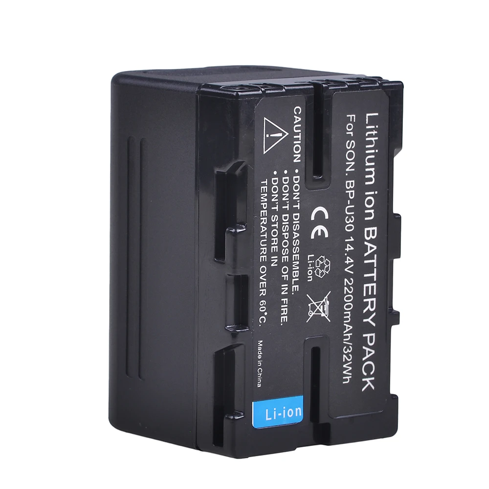 2 шт. BP U30 BPU30 2200 мАч батарея для камеры Sony U60 U90 XDCAM EX PMW 100 150 160 200 EX1 EX3 F3 F3K F3L|Цифровые