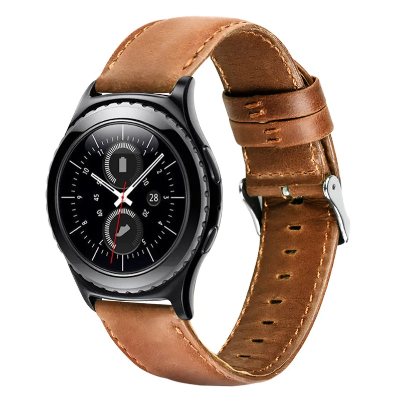 Смарт-браслет шириной 20 мм из натуральной кожи ремешок для часов Quick Release huawei watch2