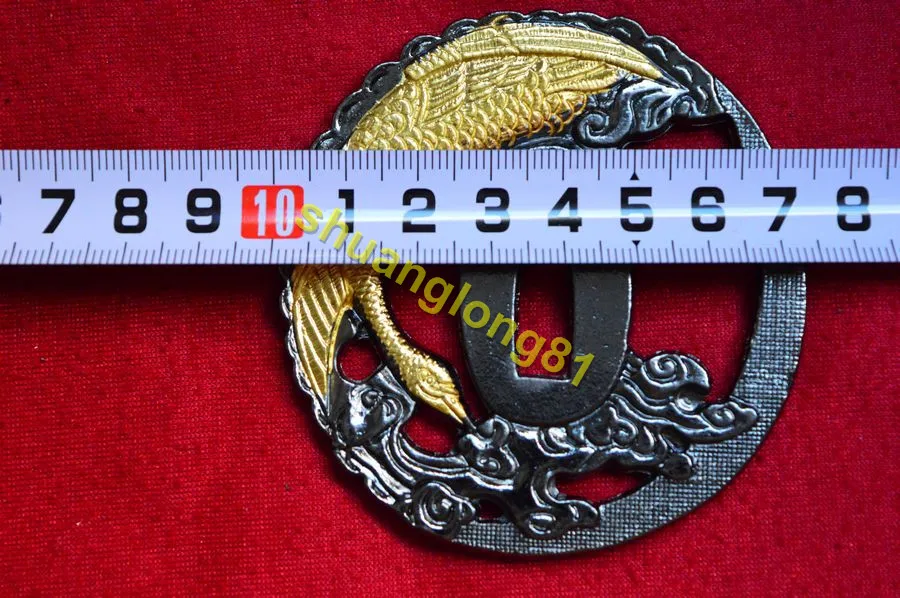 Новый ручной работы сильный японский сплав Guard Tsuba для самурая Катана Меч Нож