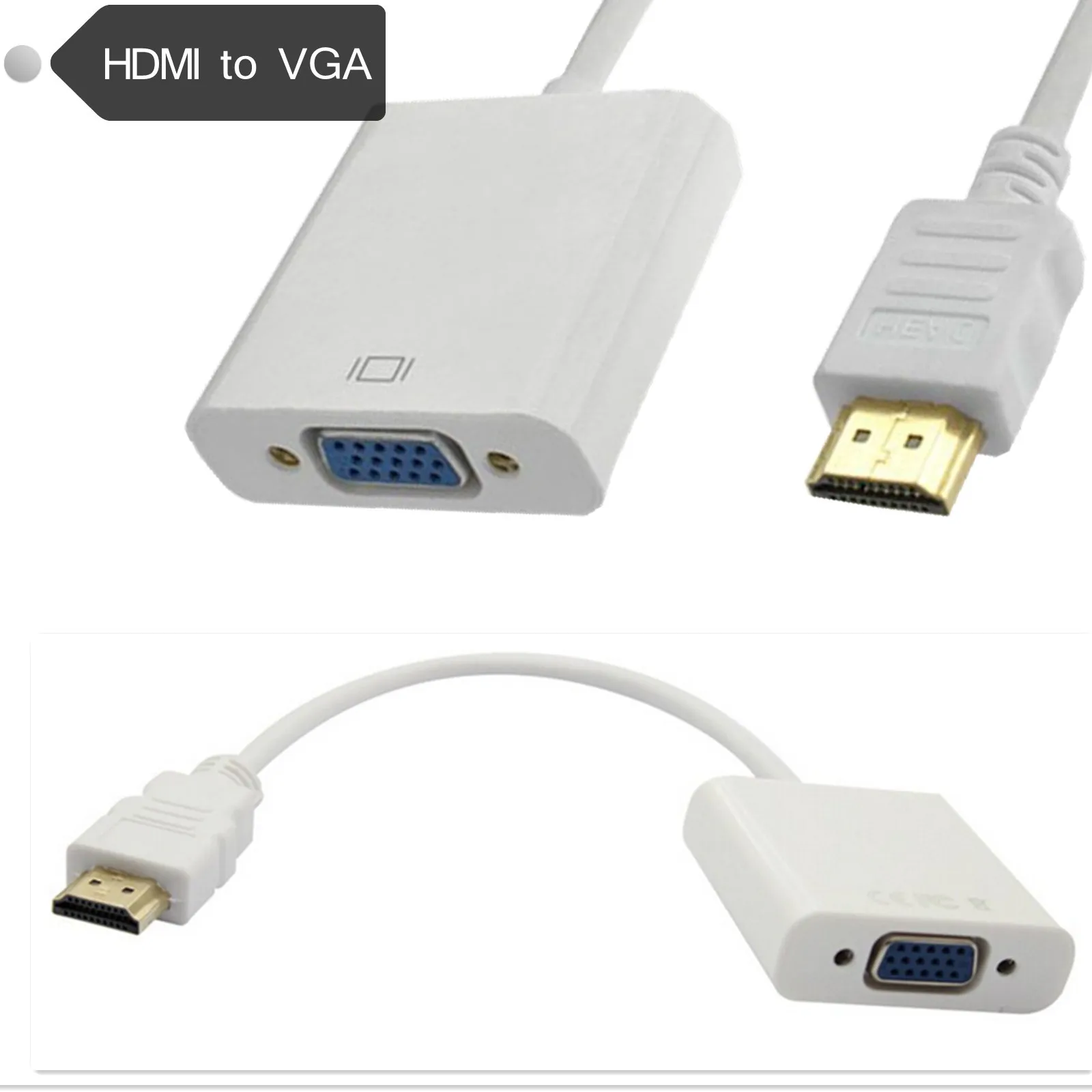 HD Включите vga линии с аудио конвертер разъем компьютера ТВ Проекция кабель