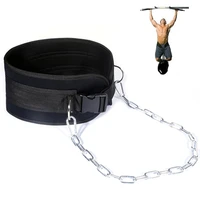 dip belt with chain gym belt for weightlifting pull up squat back muscle training crossfit bodybuilding waist support protector