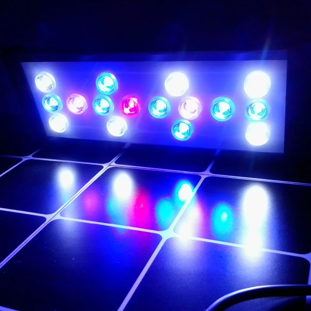 

New Aquarium light Fish Tank 1W Big Led Light Lamp 2 Mode 40cm 50cm 60cm 90cm White+Blue+purple+Red Coral Aquarium Led Light