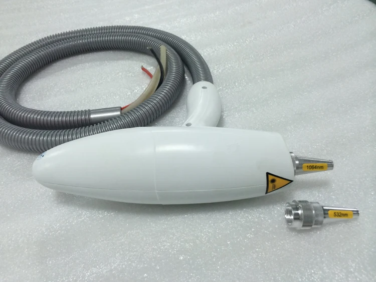 Q-switched ND YAG laser handpiece for tattoo with 1064m, 532nm 1320nm filters