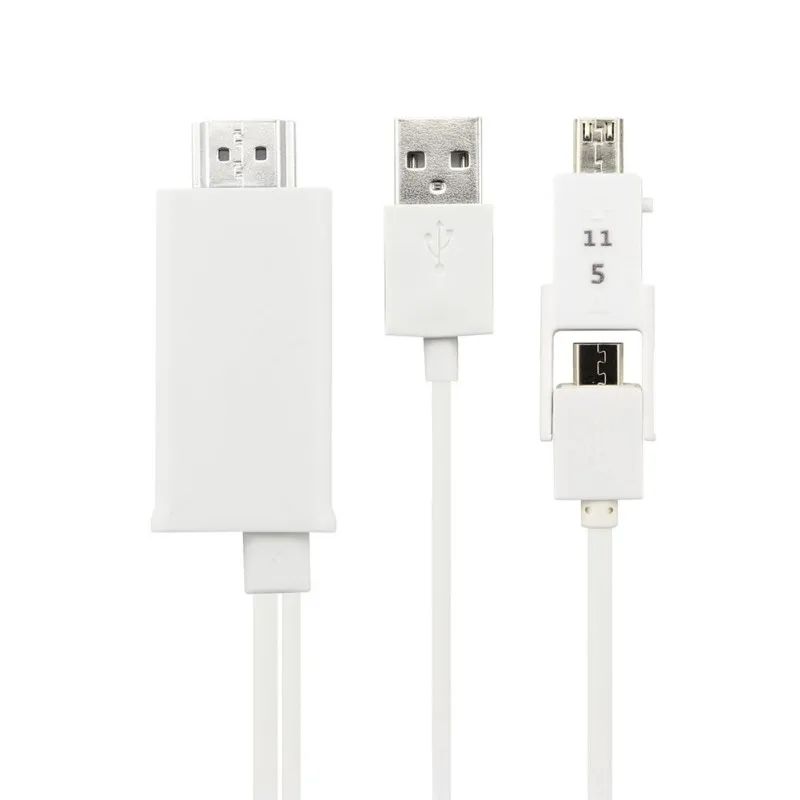 3 м/10 футов micro 5 Pin 11 Micro USB к HDMI адаптер 1080P HDTV кабель конвертер для телефона