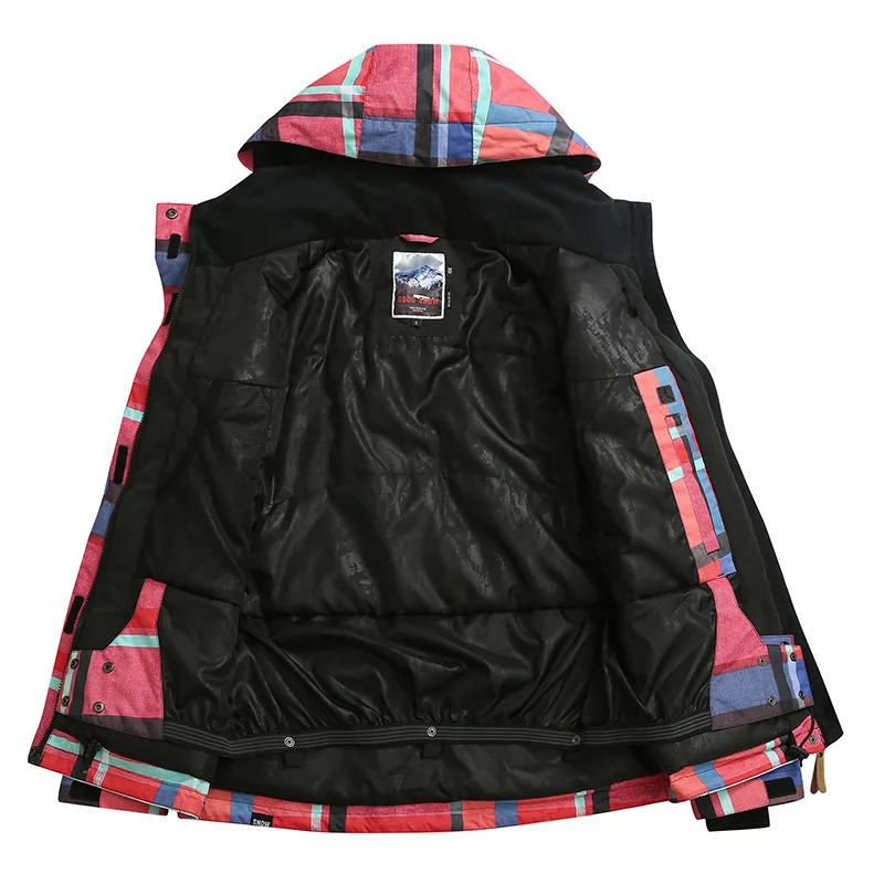 Высокое качество Для женщин лыжная куртка Сноуборд Лыжный ветрозащитный