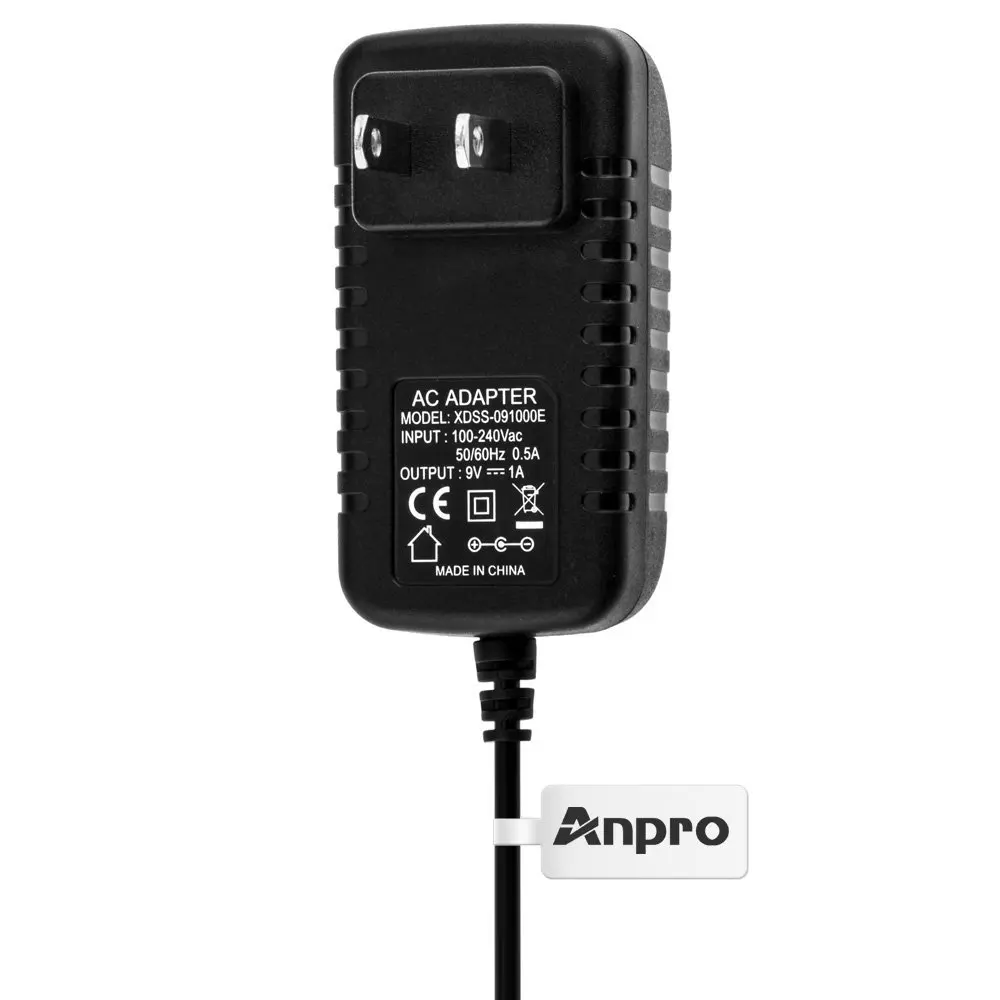 WIXURE Мощность адаптер для педалей эффектов Выход 9 В DC 1A (1000mA) совет отрицательные 5