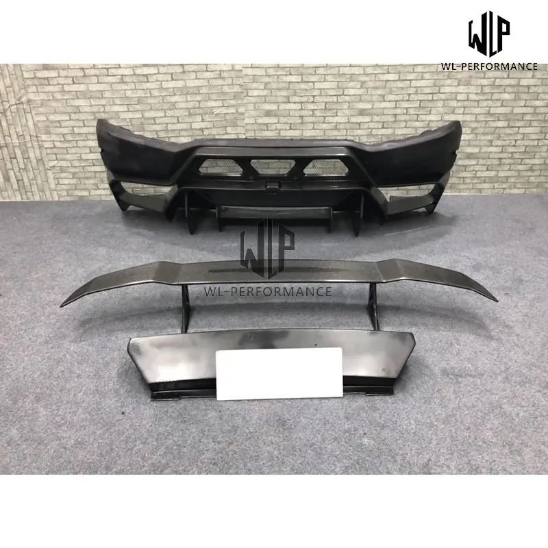 Передний бампер LP580 LP610 FRP/задний из углеродного волокна задний спойлер для Lamborghini