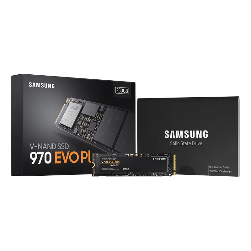 Внутренний твердотельный накопитель SAMSUNG 970 EVO PLUS 500 Гб M.2 SSD NVMe 250 ГБ ТБ TLC 2280