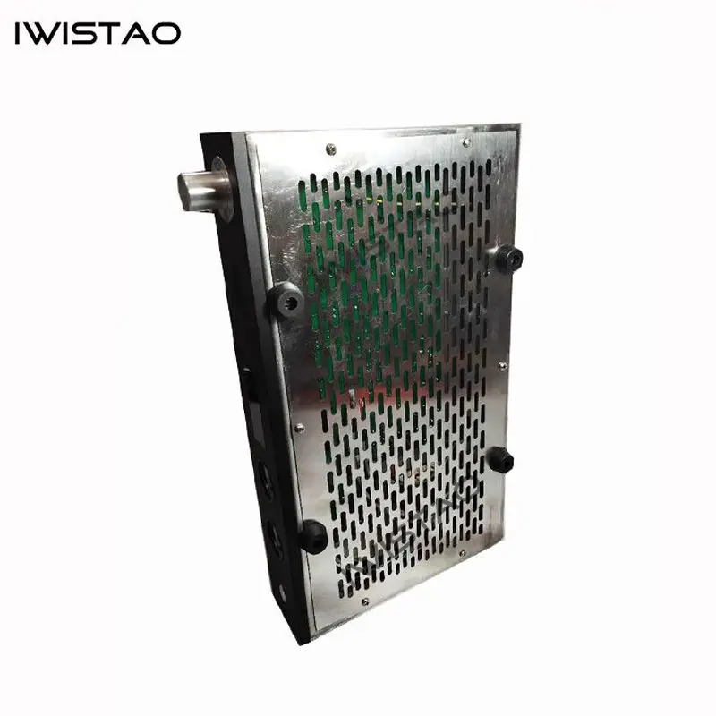 Готовая трубка IWISTAO FM стерео радио тюнер из нержавеющей стали шасси черная