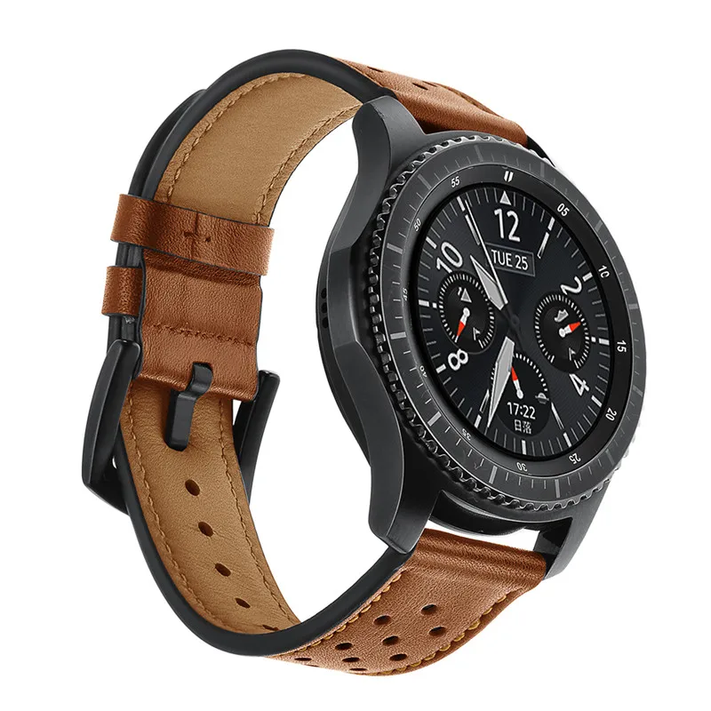 Для samsung gear s3 Frontier классический ремешок/Ticwatch/moto 360 /galaxy часы 46 мм ремешок из