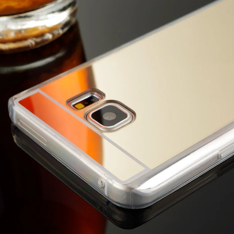 UPaitou Mirror TPU Case for Samsung Galaxy Note5 N920 N920A N920T Back Cover Silicone |