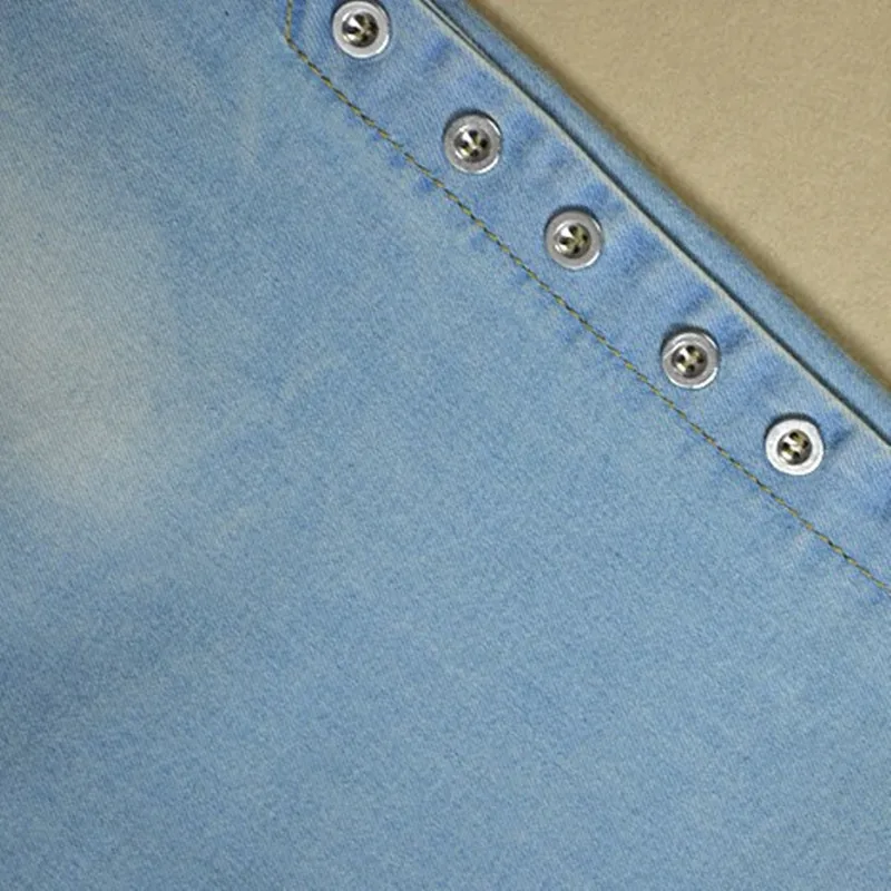 Бесплатная доставка новинка 2017 женская джинсовая облегающая юбка-карандаш