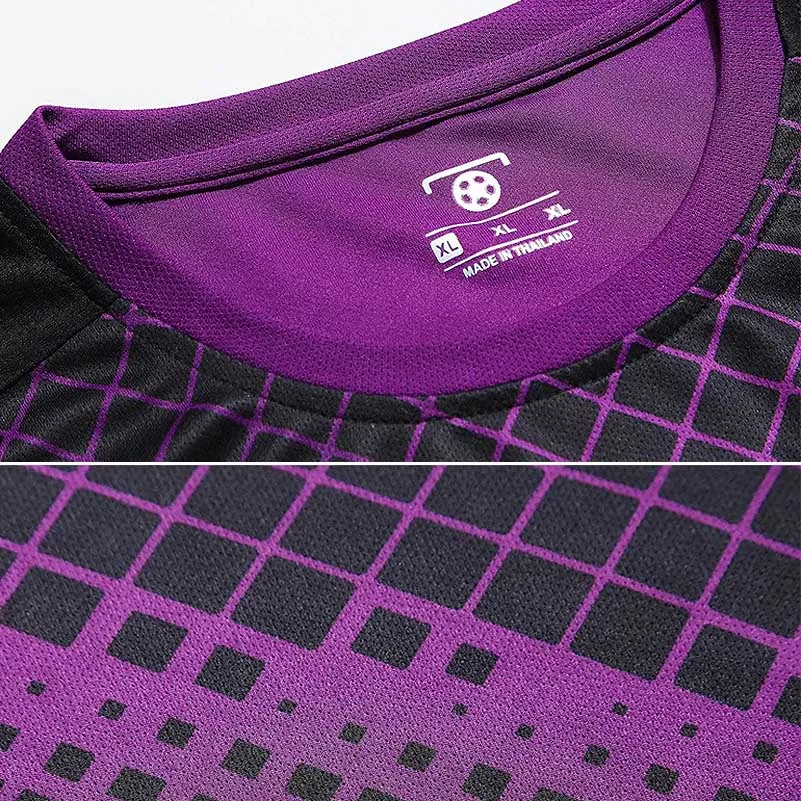 Мужские футбольные наборы BHWYFC тренировочная форма с коротким рукавом для