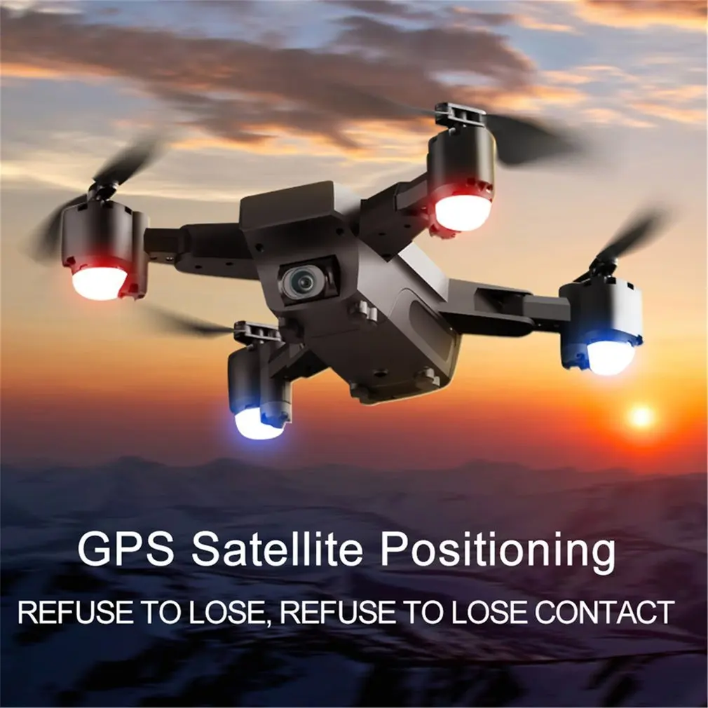 SMRC S20 Складная 6-axis FPV беспилотный Радиоуправляемый летательный аппарат-Квадрокоптер на дистанционном управлении с gps 360 сальто Широкий формат Камера 1080P высота над уровнем моря
