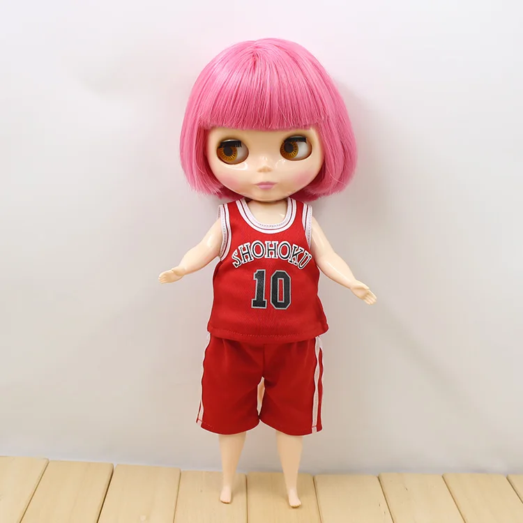 Наряды для кукол Blyth баскетбольная форма SHOHOKU плаванья|blythe factory|factory blythefortune days |