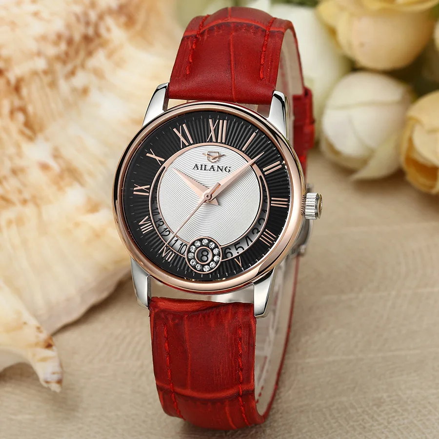 Часы наручные AILANG женские с римскими цифрами Классические деловые