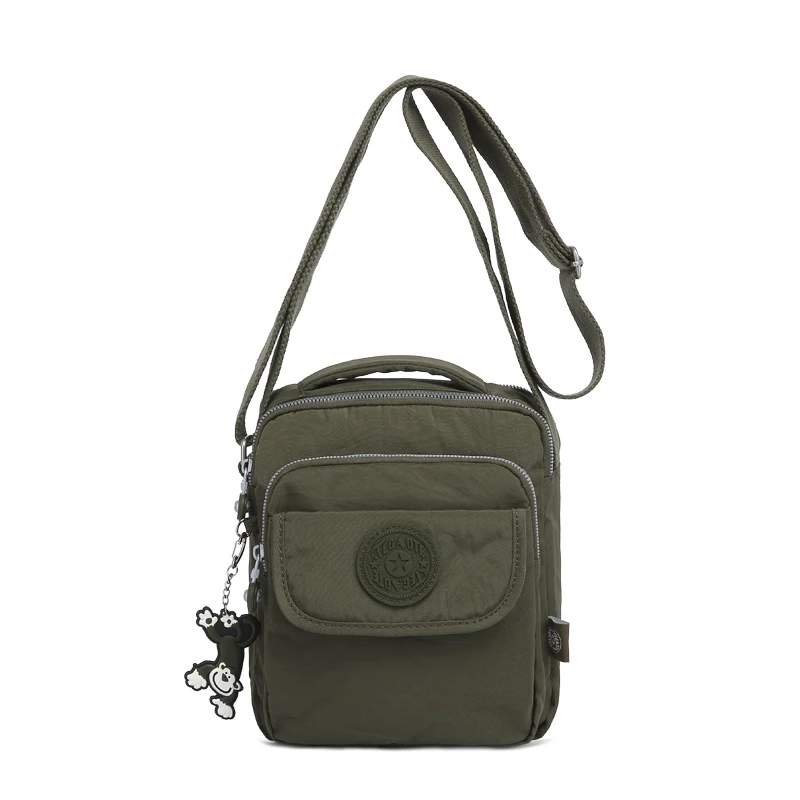 Army green TEGAOTE, роскошная сумка, wo, мужская сумка, дизайнерская, MS, посылка, тренд, Наклонная Сумка на плечо, сумка, основная, нейлоновая, мужские сумки на плечо - Цвет: Army green