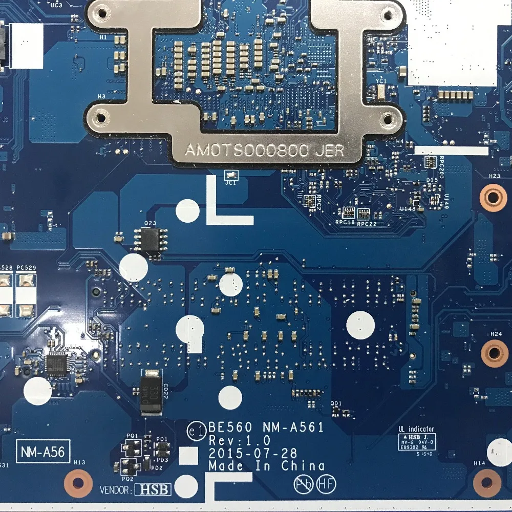 Online KEFU E560 MOTHERBOARD Für Lenovo Thinkpad E560 E560C Motherboard EB560 NM-A561 FRU:01AW103 I5-6200U CPU Original Mothebroard