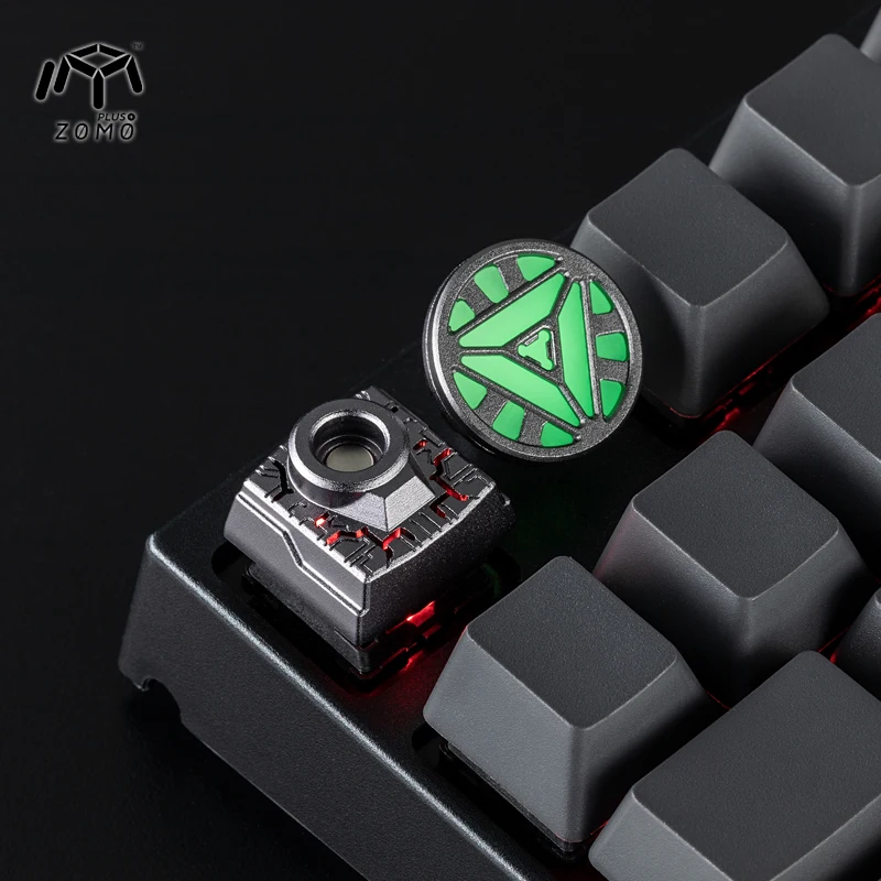 Zomo ironman реактор Artisan Keycap CNC Анодированный Алюминиевый совместимый Cherry MX переключатели