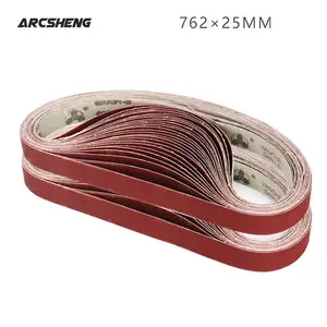 Лента шлифовальная из оксида алюминия Шлифовальные полосы 25*762 мм 40 #-1000 #, 10 шт.