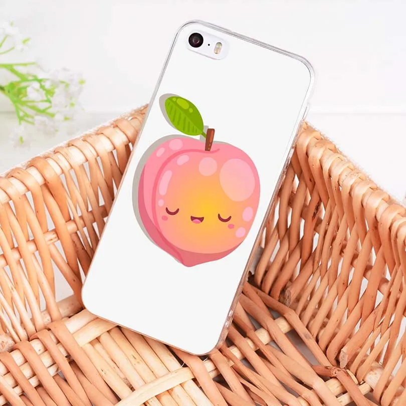 MaiYaCa оранжевый и персиковый летний модный чехол для телефона с фруктами iPhone 8 7 6 6S