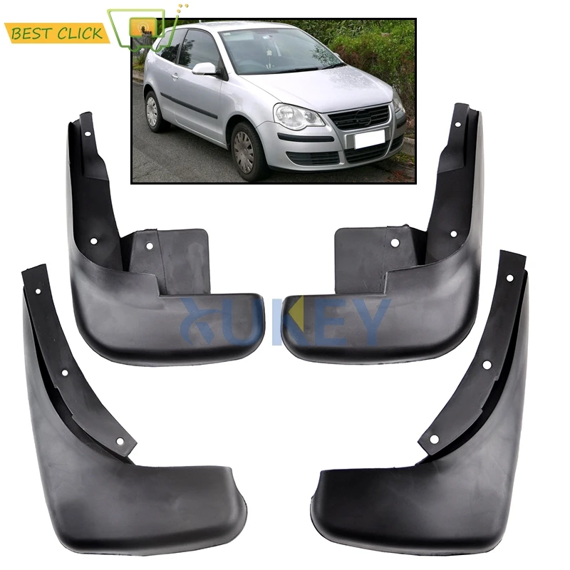 Литые Брызговики для Volkswagen VW Polo Mk4 9N3 2005 2009 брызговики передние и задние 2006 2007 2008