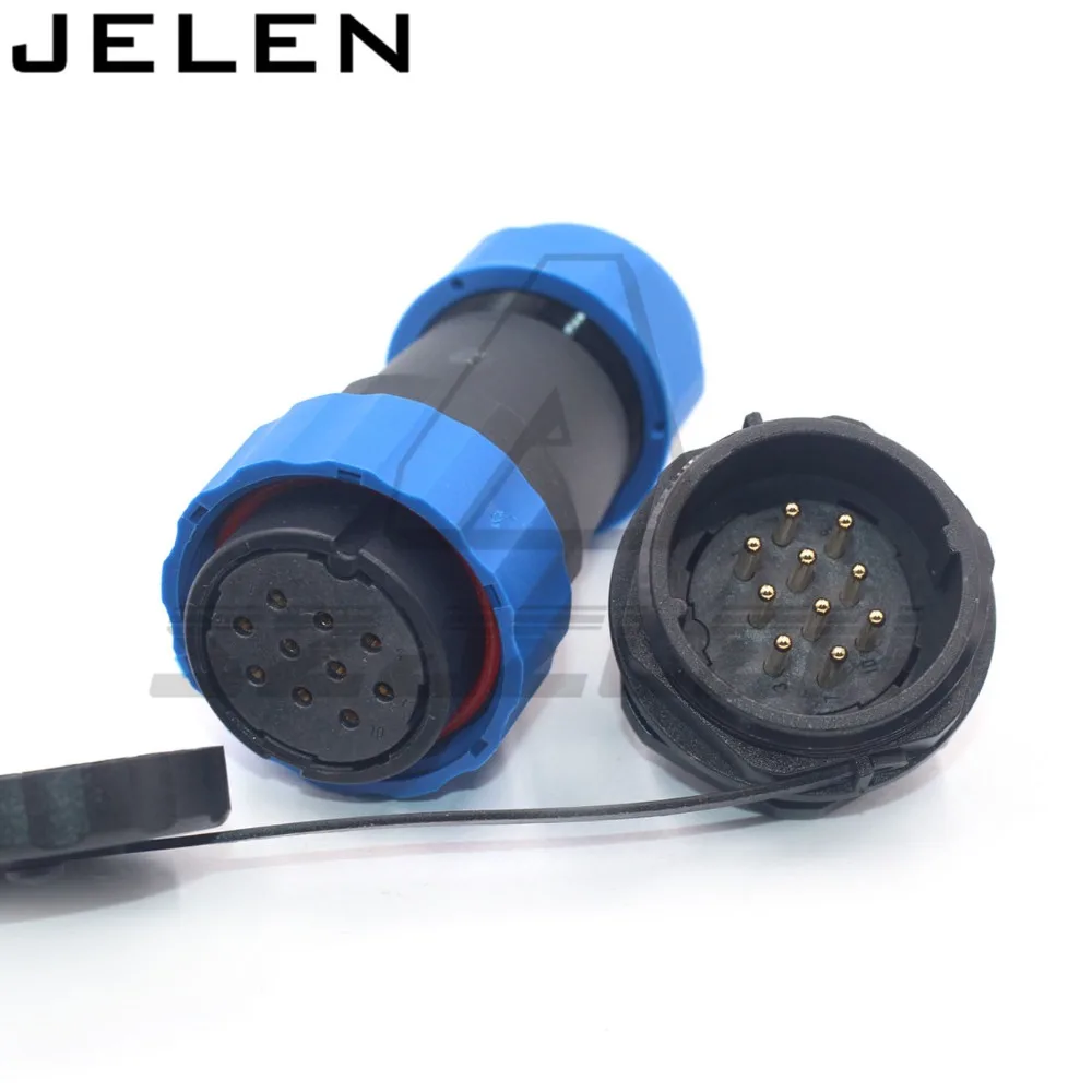 Флюоресцентный соединитель со штекером и гнездом водонепроницаемые разъемы для