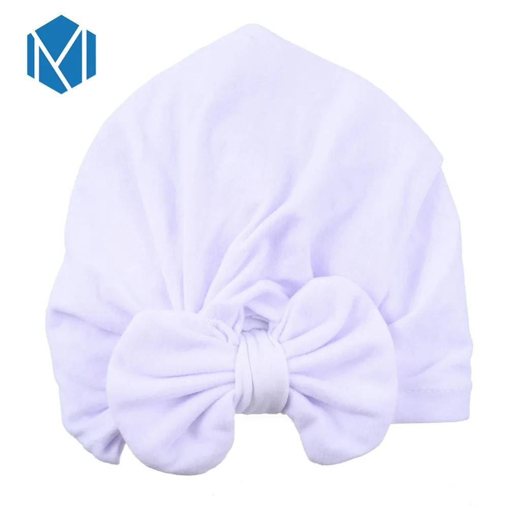 M MISM 1 PC Fashion BB Bow Tie Hat Candy Color Lovely Infant Beanie Cap Accessories High Quality Cute Children Head | Украшения и